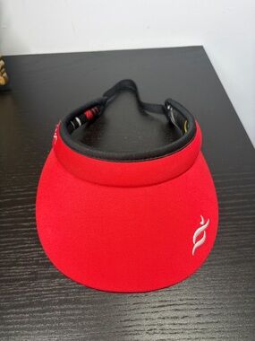 Lopez Red Visor with Black Trim